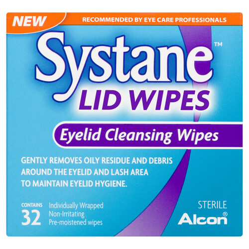 Systane Eye Wipes 32 Sheets