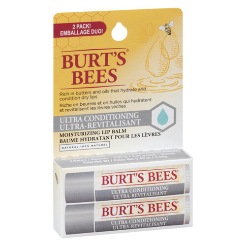 Burt's Bees Lip Balm Ultra Conditioning 2 Count