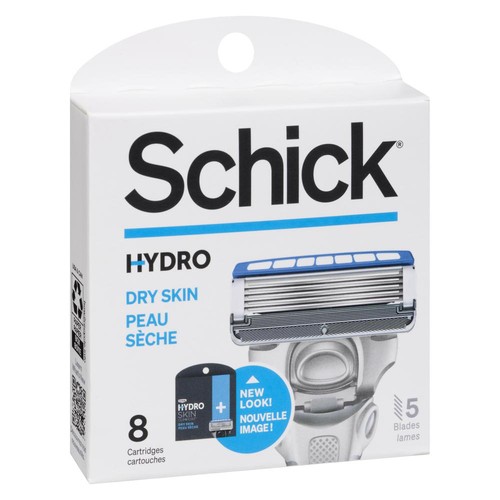 Schick Hydro Dry Skin Cartridges 5 Blades 8 Pack