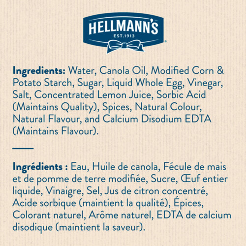 Hellmann's Mayonnaise Type Dressing Light ½ Fat 750 ml