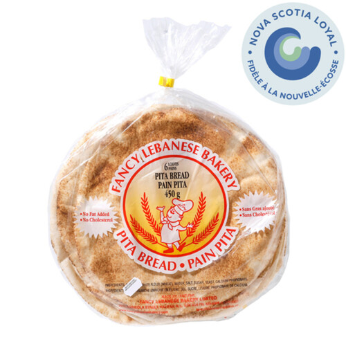 Fancy Lebanese Medium 6's Pita Bread 450 g