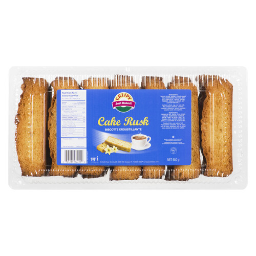 Crispy Cake Rusk Biscotte 650 g