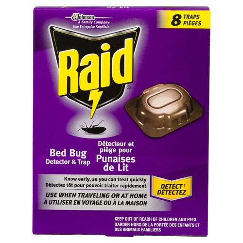 Raid And Trap Bed Bug Detector 8 EA