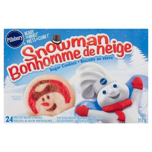 Pillsbury Ready To Bake Snowman Cookies 312 g