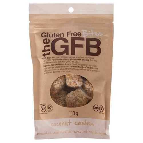 The GFB Gluten-Free Bites Vegan Coconut Cashew 113 g