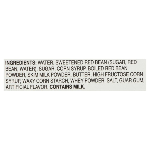 Binggrae Ice Cream Bara Red Bean 8 x 70 ml
