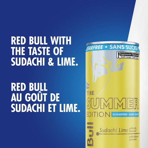 Red Bull Sugar-Free Energy Drink The Summer Edition Sudachi Lime 473 ml (can)