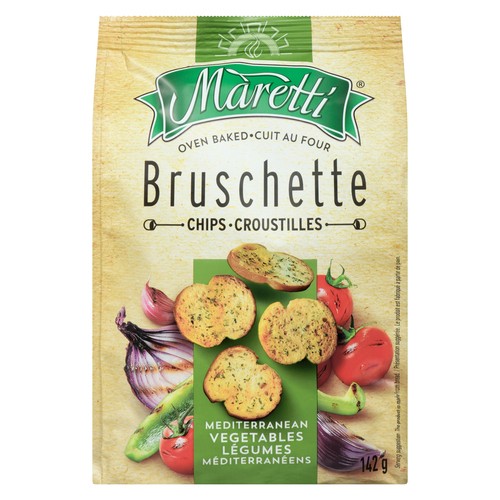 Maretti Bruschette Chips Mediterranean Vegetables 142 g