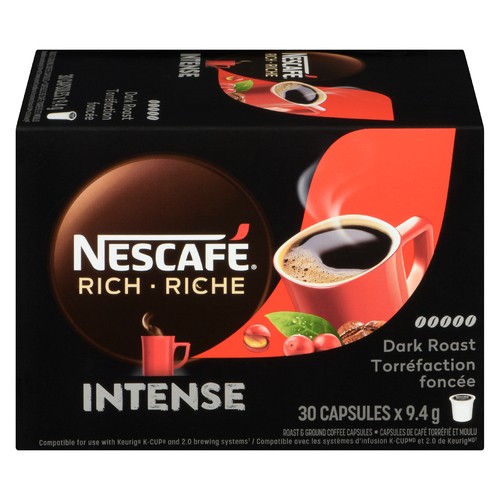 Nescafé Rich Coffee Intense Dark Roast 30 Capsules