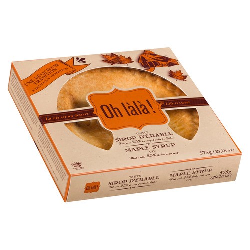 Oh La La Pie Maple Syrup 575 g (frozen)