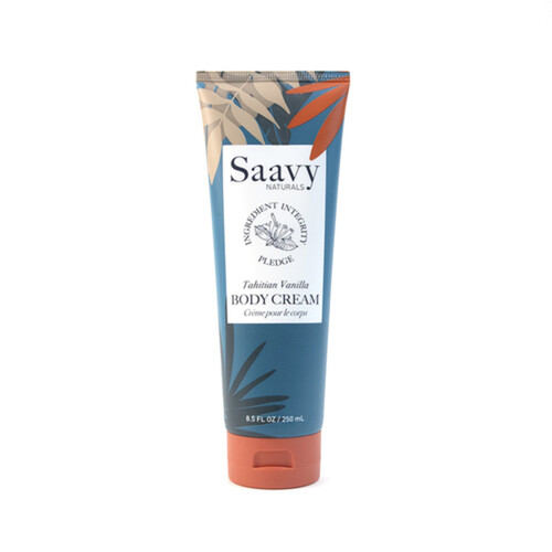 Saavy Naturals Body Cream Tahitian Vanilla 250 ml