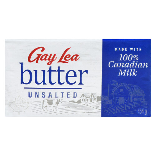 Gay Lea Butter Unsalted 454 g