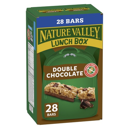 Nature Valley Granola Bars Lunch Box Double Chocolate Value Pack 28 Count 728 g