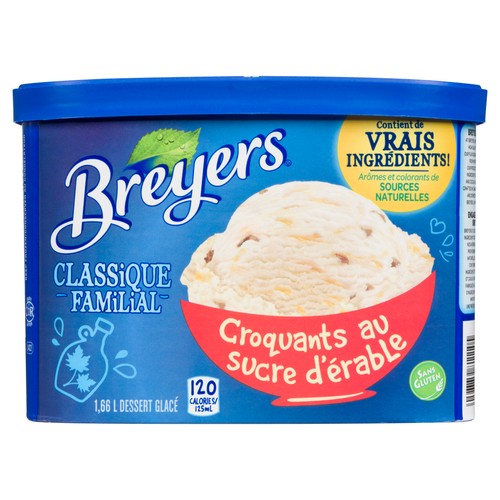 Breyers Gluten-Free Frozen Dessert Maple Sugar Crunch 1.66 L