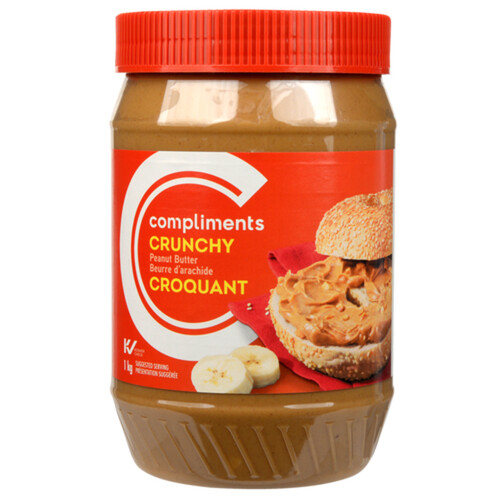 Compliments Peanut Butter Crunchy 1 kg