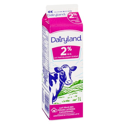 Dairyland 2% Milk Partly Skimmed 1 L