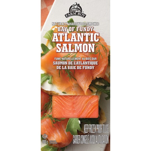 Farm Boy Frozen Smoked Atlantic Salmon Bay Of Fundy 300 g