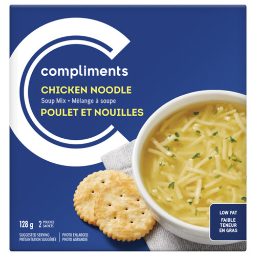 Compliments Soup Mix Low Fat Chicken Noodle 128 g