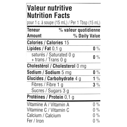 Double Fruit No Sugar Added Jam Raspberry 375 ml