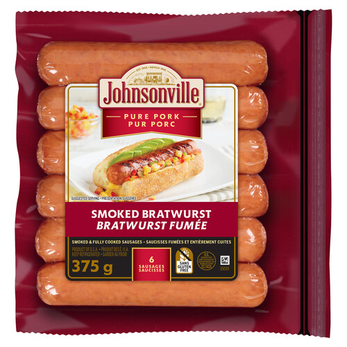 Johnsonville Sausage Smoked Bratwurst 375 g