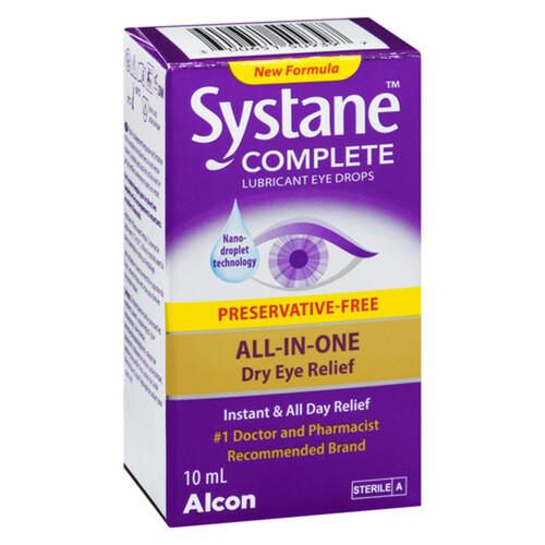 Systane Complete Lubricant Dry Eye Relief Drops 10 ml