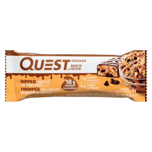 Quest Protein Bar Dipped Chocolate Chip Cookie Dough 50 g