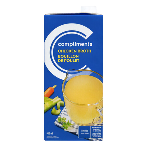 Compliments Broth Chicken 900 ml