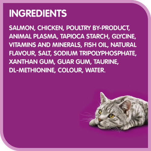 Whiskas Perfect Portions Cat Food Salmon Cuts In Gravy Entrée 75 g