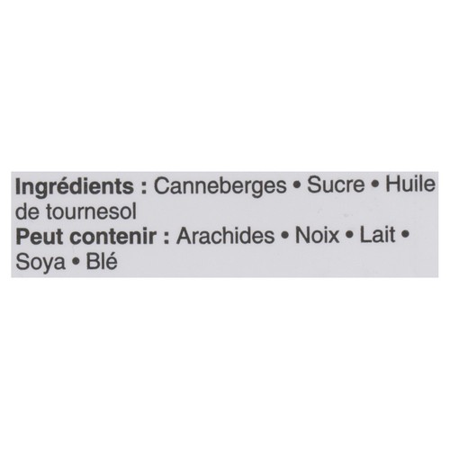 Marco's World Of Snacks Canneberges séchées et sucrées 190 g