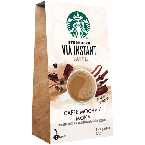Starbucks Via Instant Caffè Mocha Latte Mix 5 x 37 g