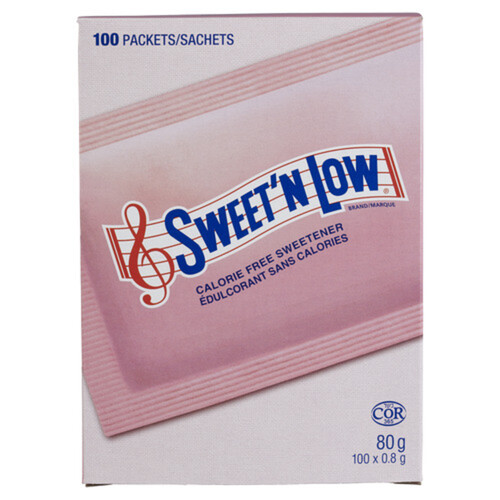 Sweet N'Low Calorie Free Sweetener 100 EA