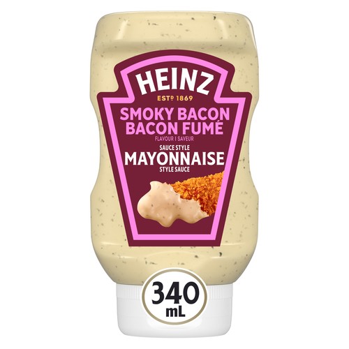Heinz Mayonnaise Style Sauce Smoky Bacon 340 ml