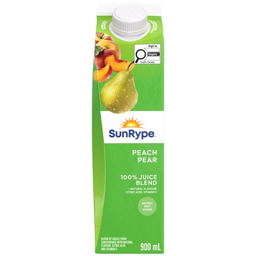 SunRype Juice Peach Pear 900 ml