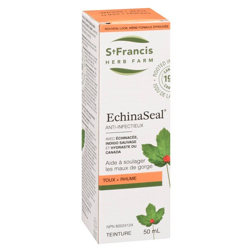 St. Francis Herb Farm Herbal Remedies Tincture Cold + Flu Echinaseal 50 ml