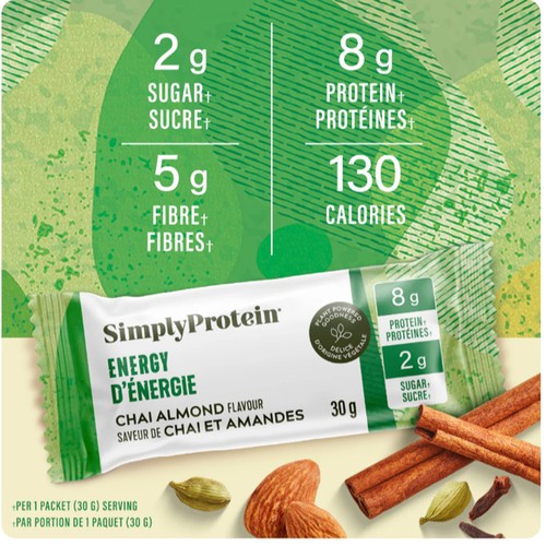 Simply Protein Gluten-Free Energy Bites Chai Almond 30 g