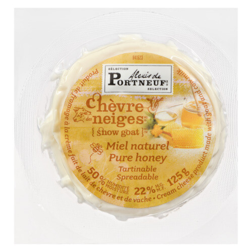 Alexis de Portneuf With Goat & Cow Milk Cream Cheese Pure Honey 125 g