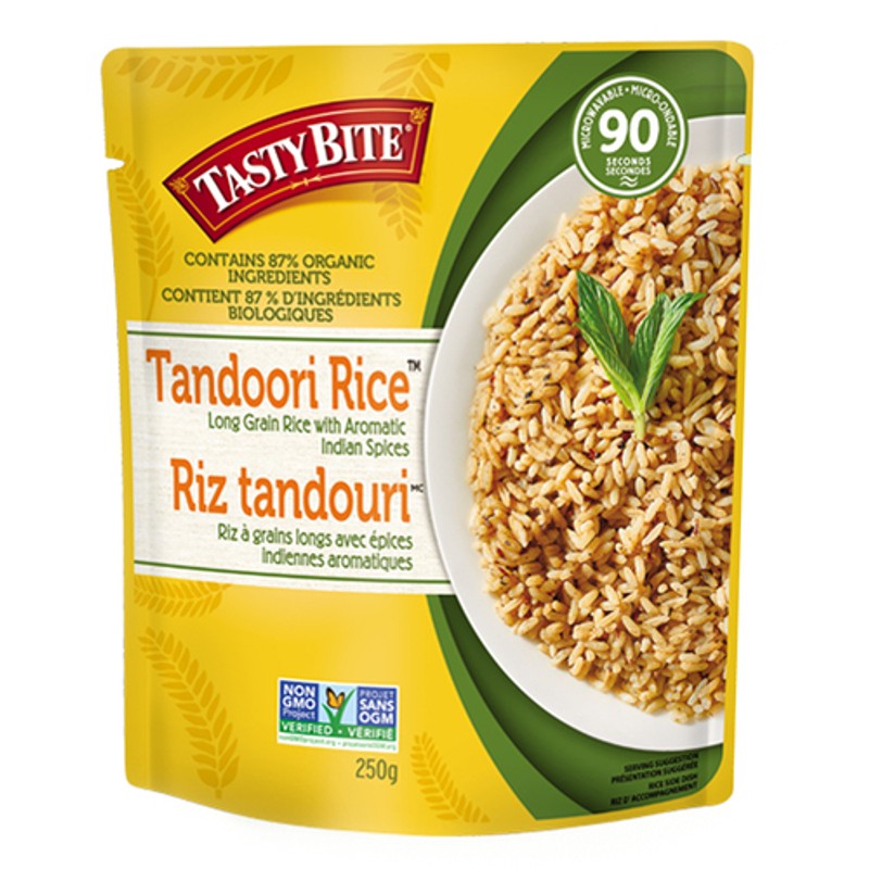 Models Bite Rice Tasty Bite Long Grain Rice Tandoori 250 g - Voilà Online Groceries & Offers