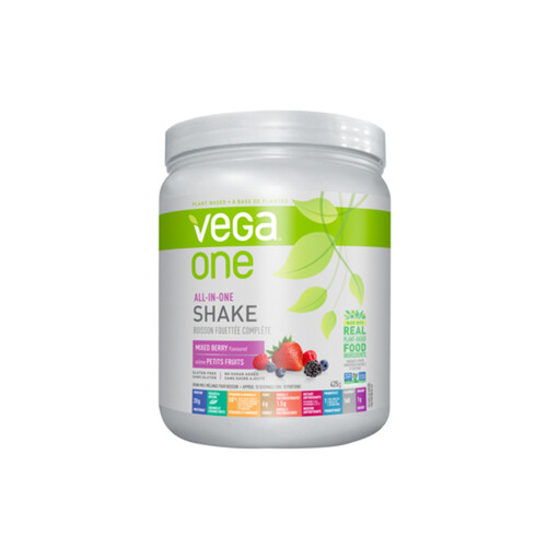 Vega One Gluten-Free All-In-One Protein Powder Shake Mixed Berry 425 g