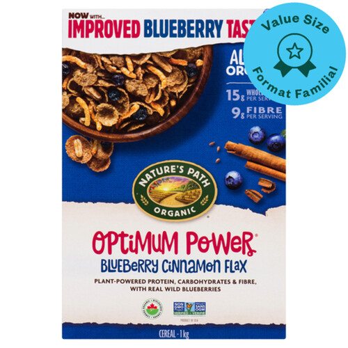 Nature's Path Organic Cereal Blueberry Cinnamon Flax 1 kg