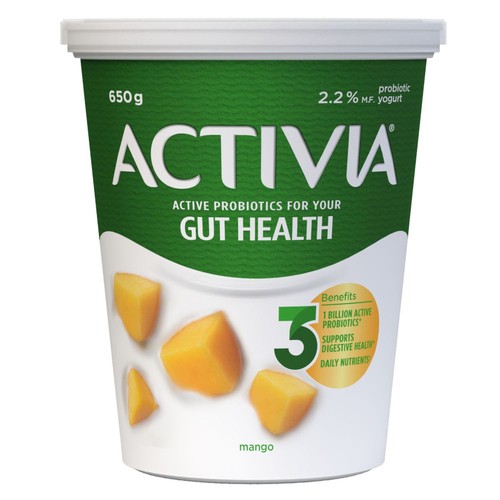 Activia 2.2% Probiotic Yogurt Mango 650 g