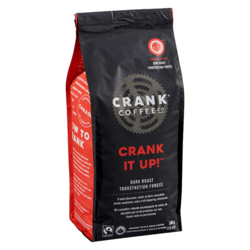 Crank Coffee Whole Bean Coffee Crank It Up 340 g