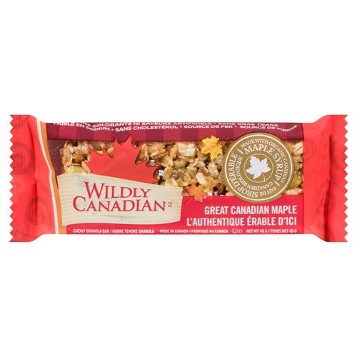 Wildly Canadian Granola Bar Chewy Maple 40 g