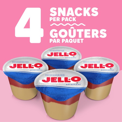 Jell-O Cheesecake Snacks Strawberry 396 g