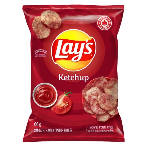 Lay’s Ketchup Flavoured Potato Chips (small bag) 66 g