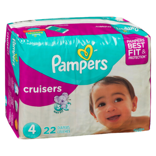 Pampers Cruisers, Diapers Size 4, 22 Count - Yahoo Shopping