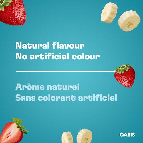 Oasis HydraFruit Juice Strawberry Banana 960 ml