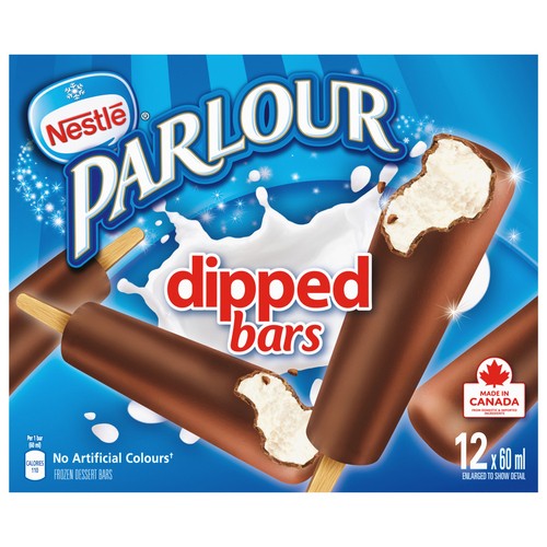 Nestlé Parlour Frozen Dessert Bars Dipped 12 x 60 ml
