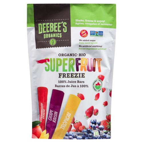 Deebee's Organic Super Fruit Freezie 636 ml (frozen)