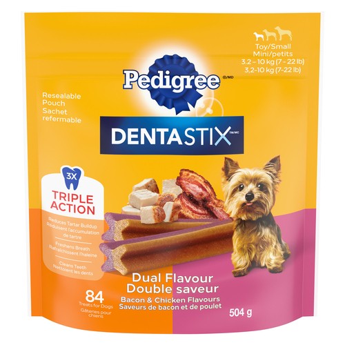 Pedigree Dentastix Oral Care Mini Adult Dog Treats Dual Flavour 504 g