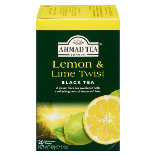 Ahmad Tea Bags Lemon & Lime 20 EA 